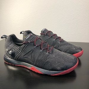 Reebok Crossfit The Pump Black Mesh Slip On